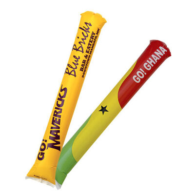 Sports Concert Cheering PE Thunder Stick Round Shape For Promotions
